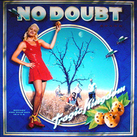 No Doubt Tragic Kingdom promo transparent vinyl display for lightbox