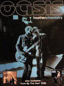 Oasis Heathen Chemistry LP promo Poster
