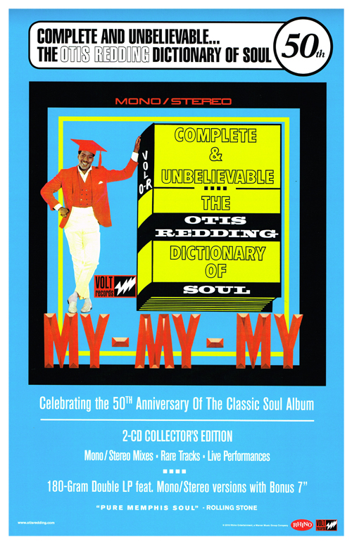 Otis Redding Dictionary of Soul Poster