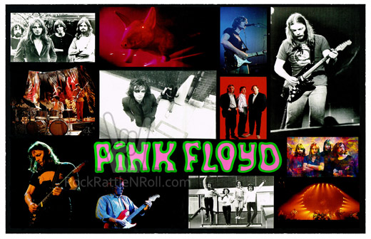 Pink Floyd - Guitar Player Magazine Collage Poster