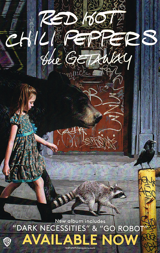 Red Hot Chili Peppers - The Getaway LP Promo Poster