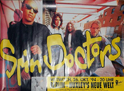 Spin Doctors 1994 Berlin Germany Original Concert Poster