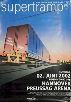 Supertramp 2002 Hannover Germany Original Concert Poster