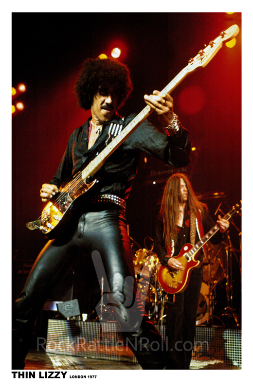 Thin Lizzy - 1977 Phil Lynott UK Retail Poster