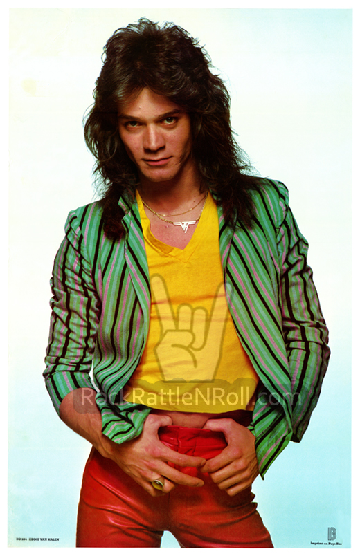 Van Halen - 1979 Eddie Van Halen Retail Repro Poster