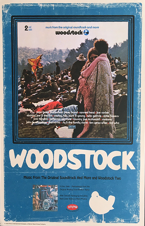 Woodstock 1969 Promo Poster