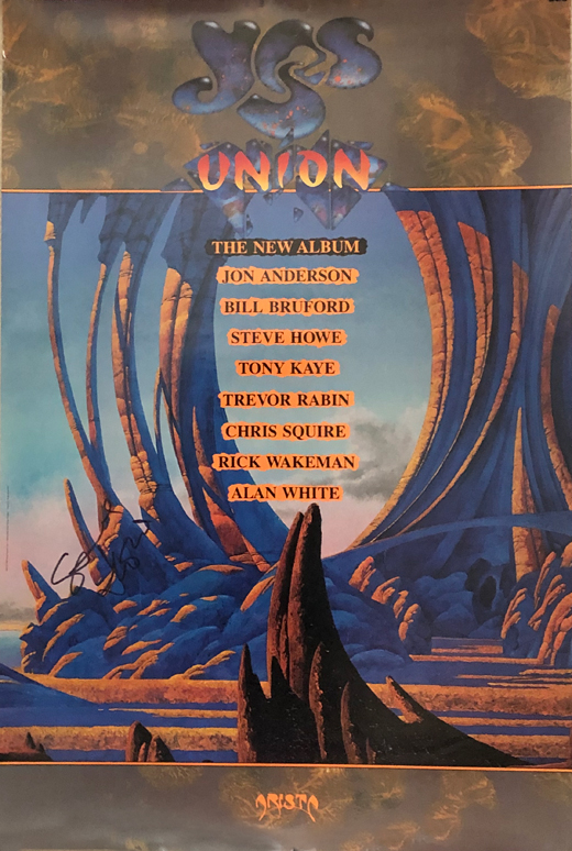 Yes - 1991 Union Promo Poster