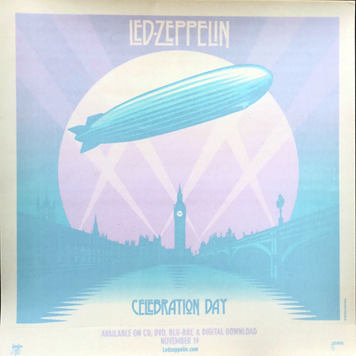 Led Zeppelin Celebration Day Window Sticker