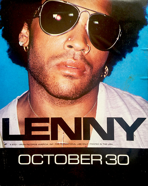 Lenny Kravitz 2003 Promo Sticker
