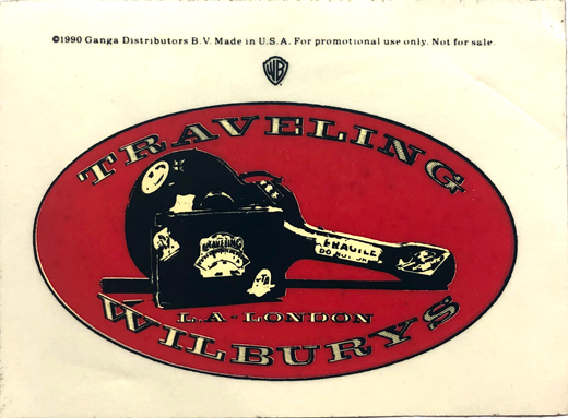 Traveling Wilburys - 1990 Promo Sticker