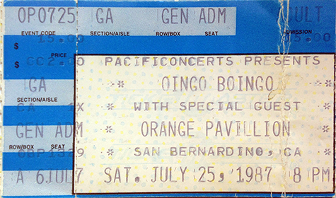 Oingo Boingo - 07-25-87 - San Bernandino, CA