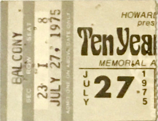 Ten Years After - Memorial Auditorium 07-27-75 Dallas, TX