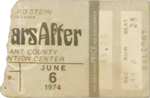 Ten Years After - Tarrant County Convention Center 06-06-74 Fort Worth, TX